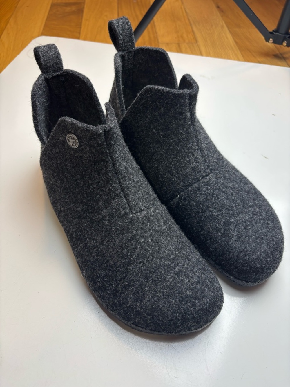 Birkenstock Andermatt Shearling wool felt slippers